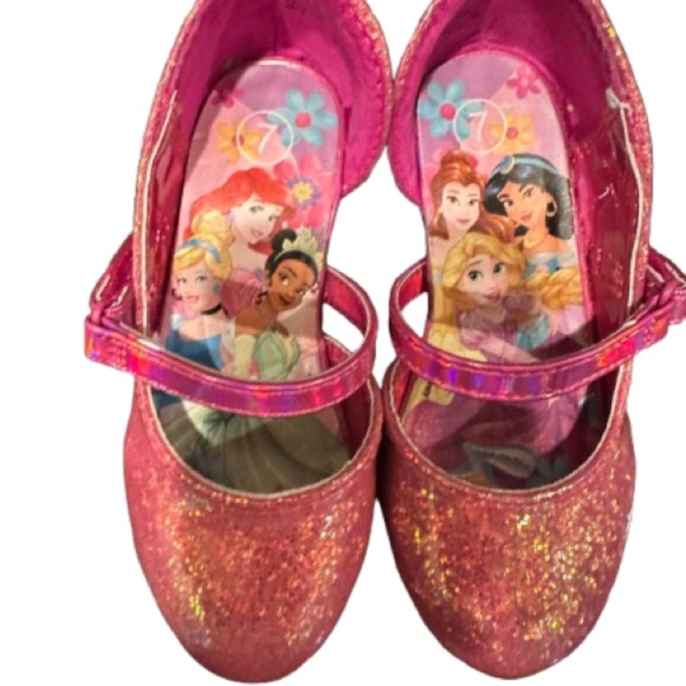 Disney Princess Glitter Dress Shoes for Kids - Pink